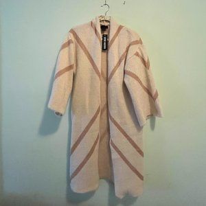 Beige Striped Sweater